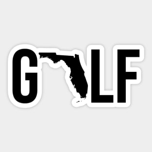 Golf Florida Sticker